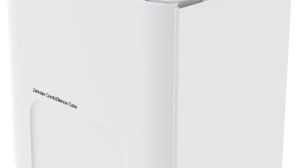Hocheffizienter Schalldämmaufsatz Zehnder ComfoSilence Cube