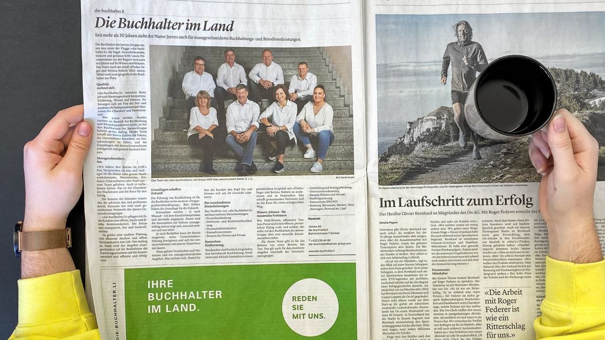 Die-Buchhalter.li I Idee, Konzept, Name, Branding, Umsetzung - WAiSCH