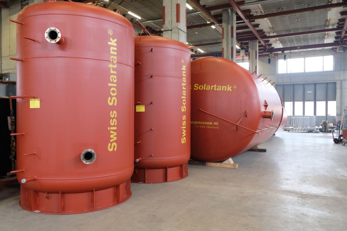 Energiespeicher Swiss Solartank 300-250'000 Liter