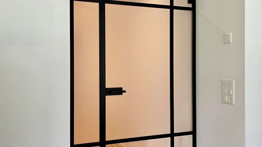 Glastür
