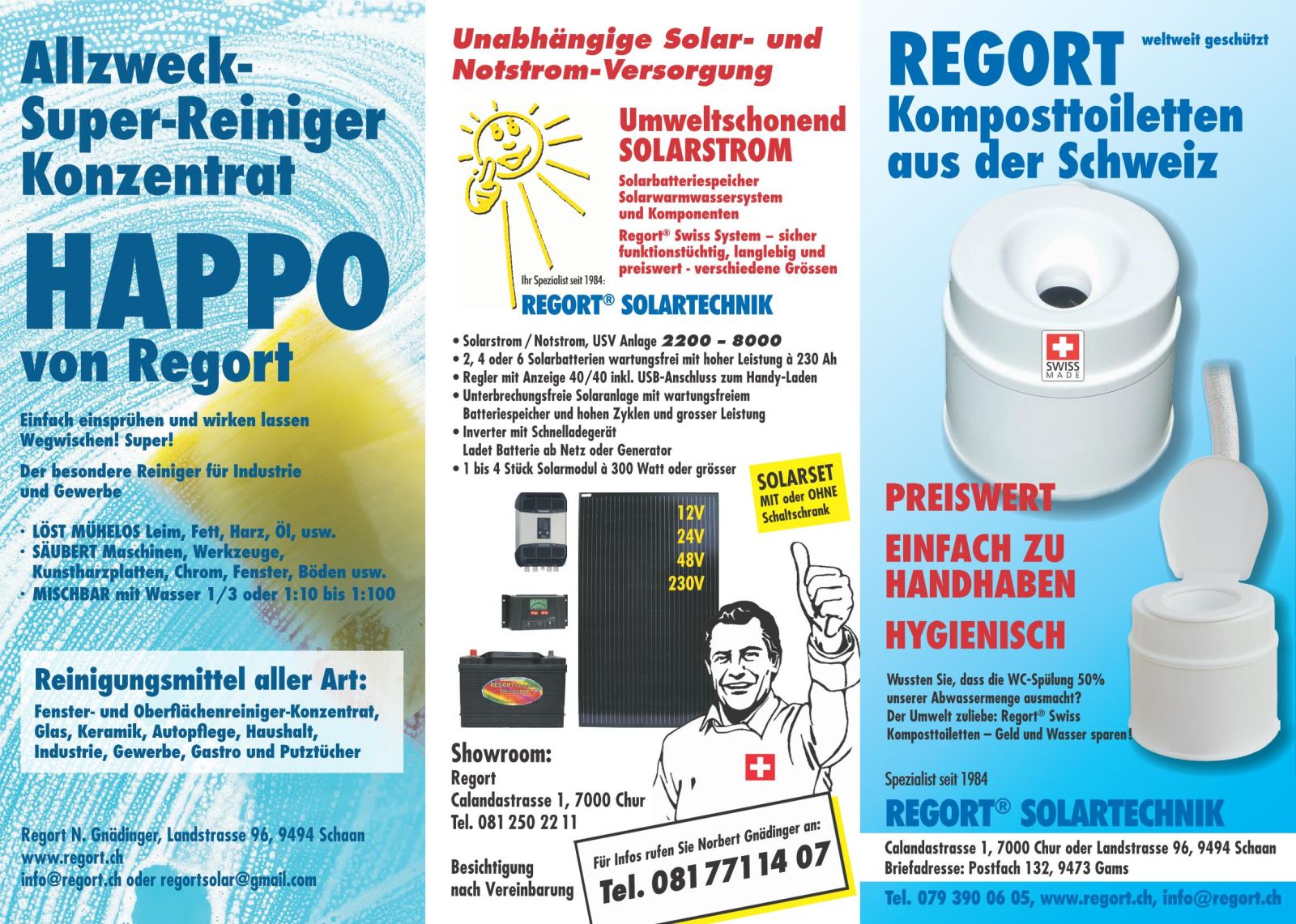 Regort Solarenergie + Komposttoiletten - WAISCH