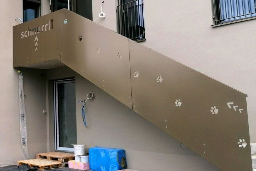 Ein Treppengeländer mal anders.