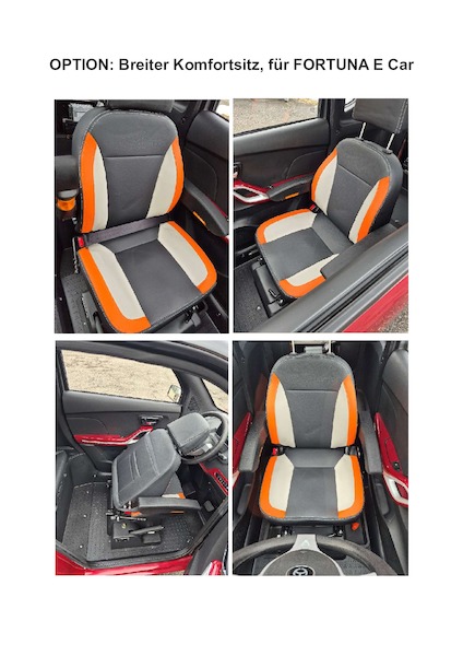 Option: Komfortsitz zu Fortuna