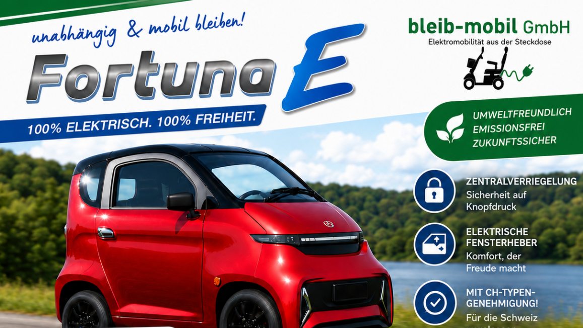 Kabinenmobil, Kabinenroller, Seniorenmobil, Seniorenscooter, Kanton BERN.