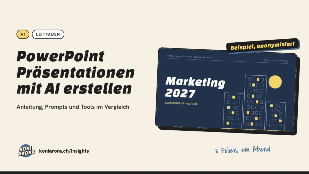 Titelbild zum Artikel «PowerPoint Präsentationen mit AI erstellen»
