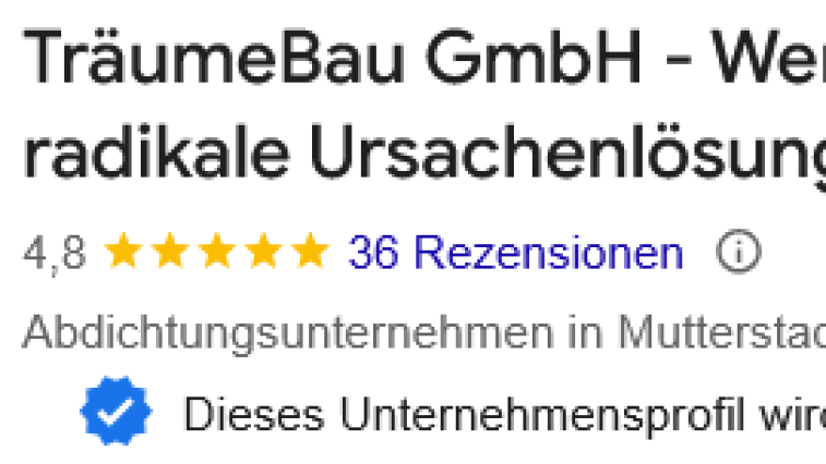 Exklusivität durch Transparenz. TräumeBau GmbH aus Mutterstadt. - WAiSCH