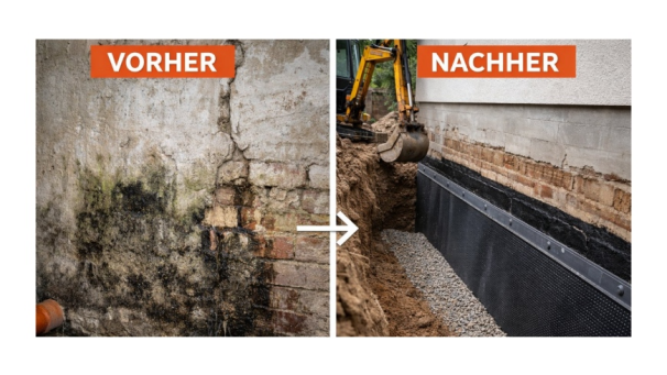 TräumeBau GmbH, Fallstudie: 
Kellersanierung Siedlungshaus Bj. 1954 (Region Speyer)