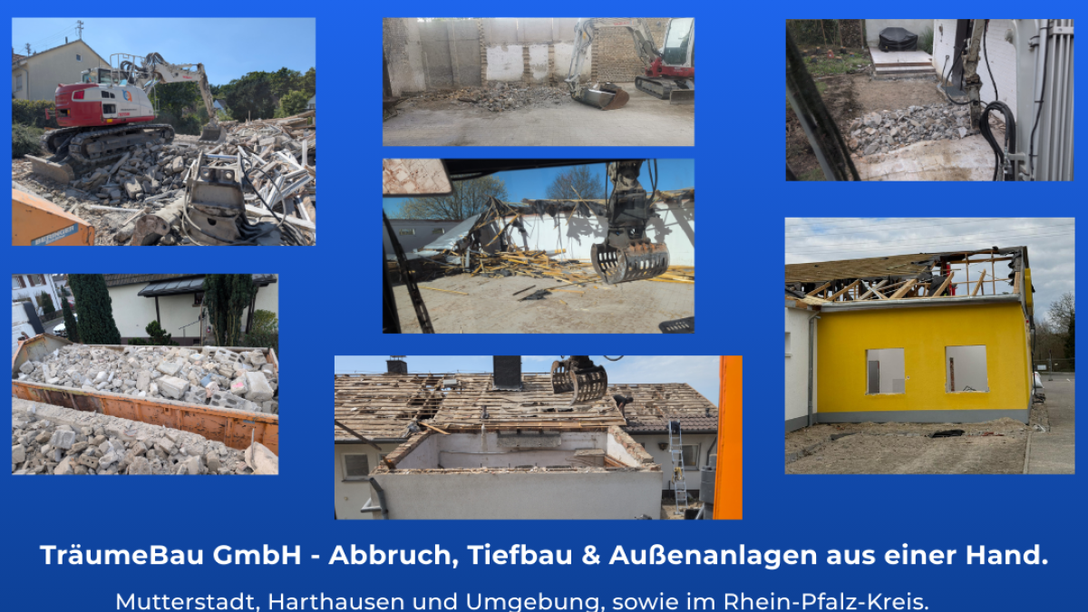 Fachgerechter Abbruch & Rückbau im Rhein-Pfalz-Kreis - WAiSCH