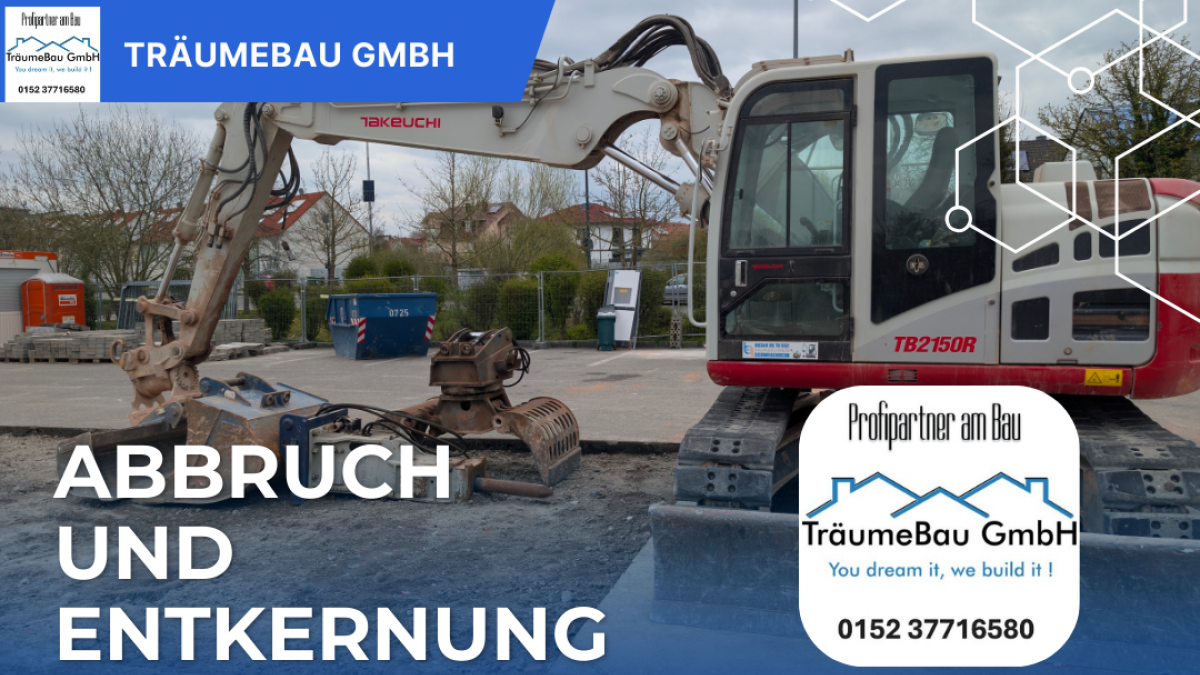 Professioneller Abbruch und Rückbau für Privat & Gewerbe. Fachgerechte Entsorgung inklusive.