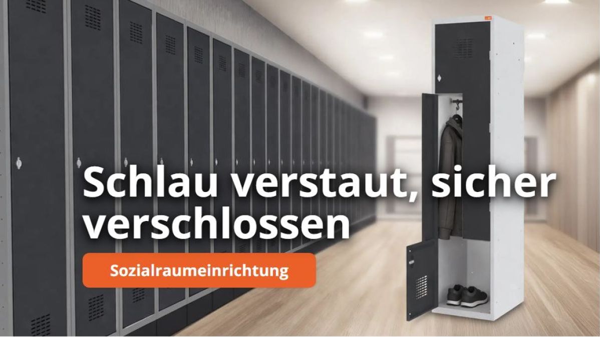 Einrichtung von Garderoben- und Umkleideräumen - WAiSCH