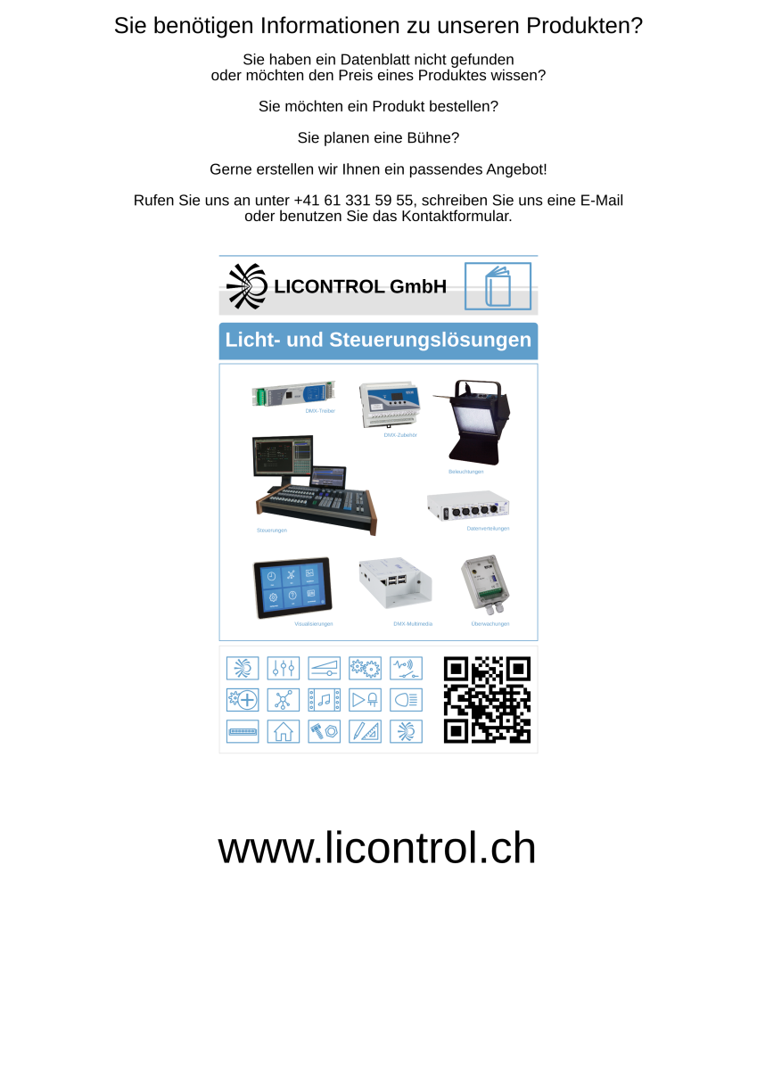 Produktkatalog - Licht- und Steuerungslösungen - WAISCH