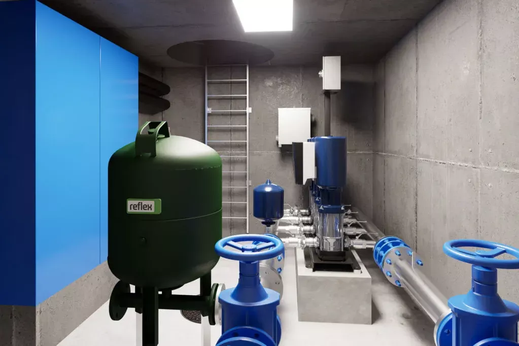 3D Visualisierung für den Tiefbau (Trinkwasser-Reservoir)
