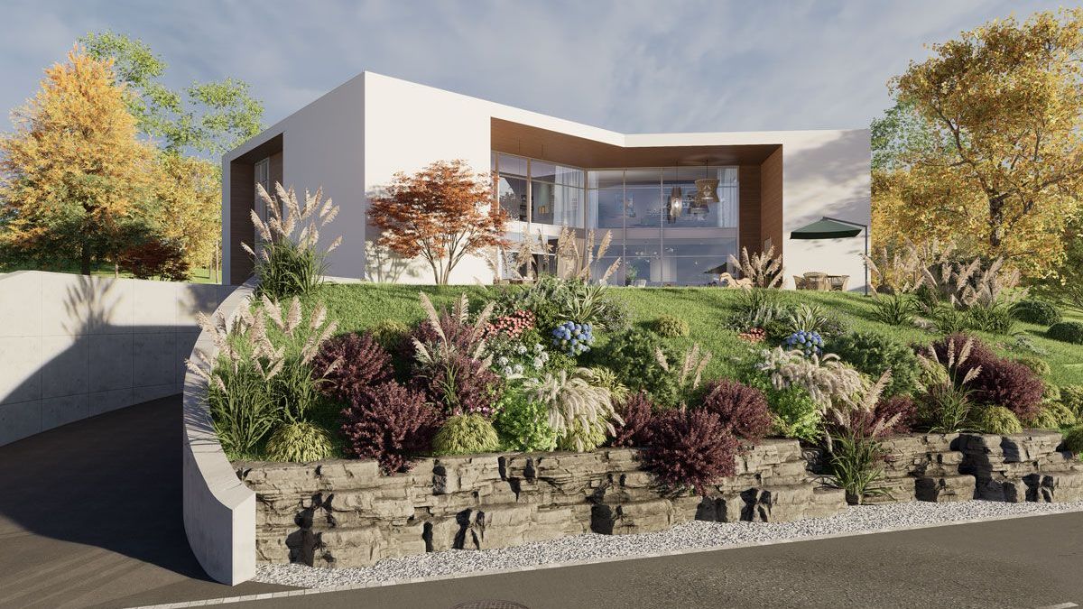 Aussen-Rendering von Gebäuden - WAiSCH