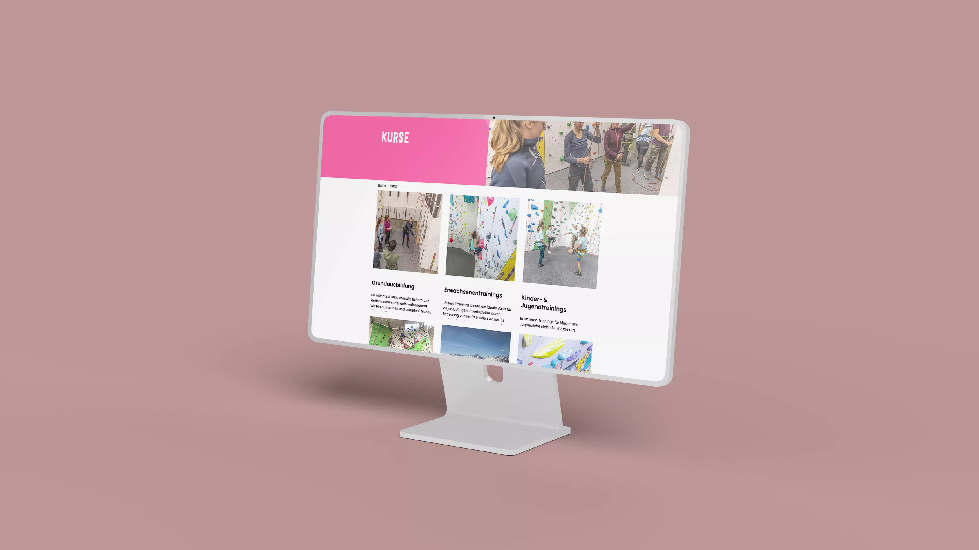 Ansicht der Kursbuchungs-Sektion, die dank der Anbindung an den Zahlungsprovider wallee eine direkte Online-Bezahlung erlaubt.