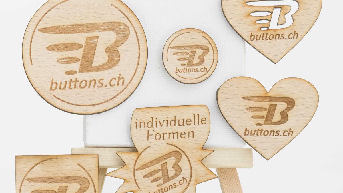 Holzbuttons online bestellen