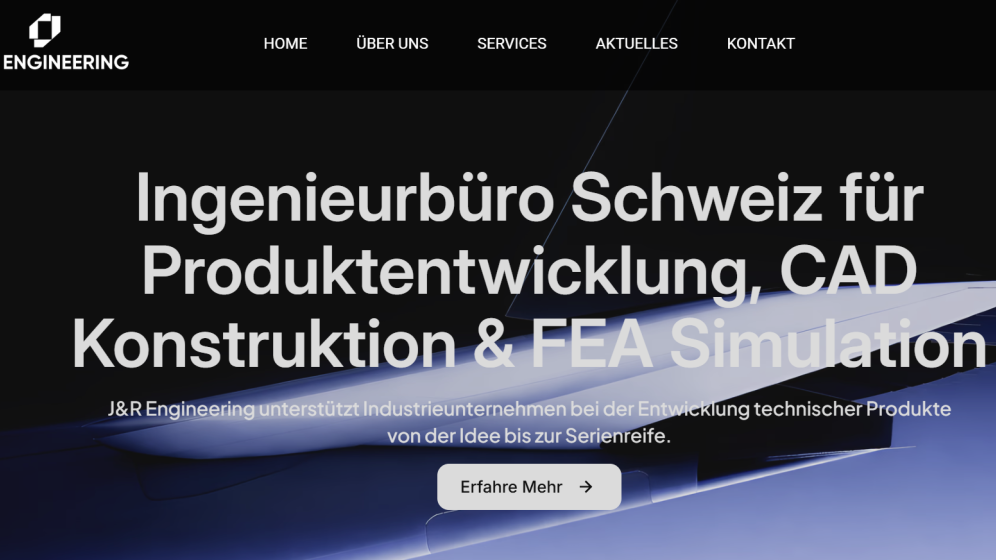Referenzprojekt Webswiss. Website für ein Ingenieursbüro