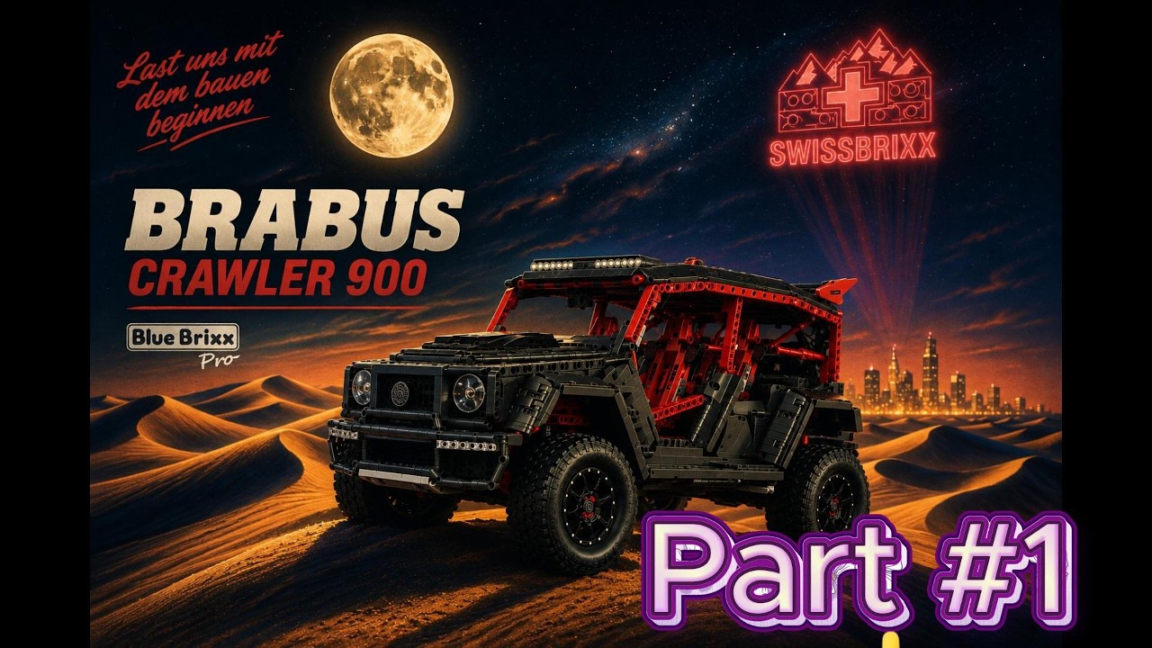 BLUE BRIXX PRO BRABUS CRAWLER 900 1:8 SwissBrixx Part 1