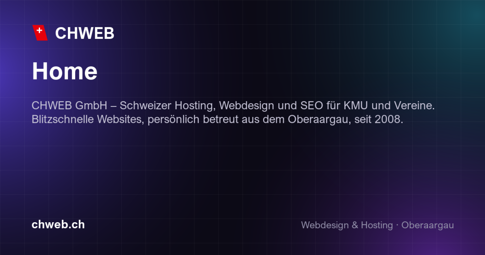 CHWEB GmbH - WAiSCH
